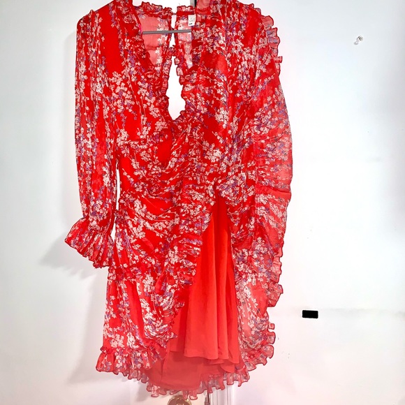 Floral Open Back Dress - Picture 4 of 4